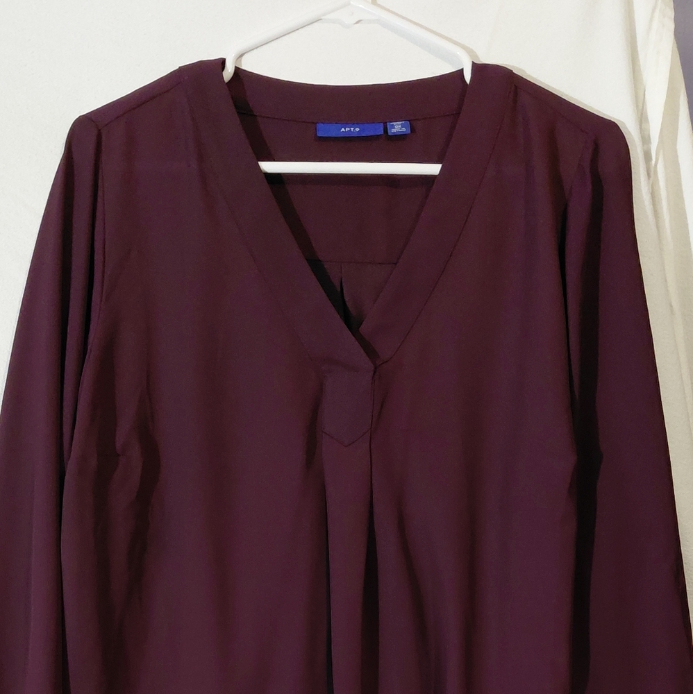 Apt. 9 Burgundy Blouse